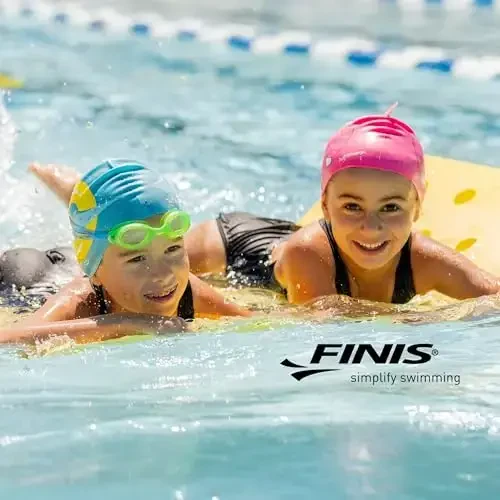 FINIS DragonFly Kids Swim Goggles - Ages 3-6, Adjustable Floating Strap, UV Protection, Anti-Fog - 7