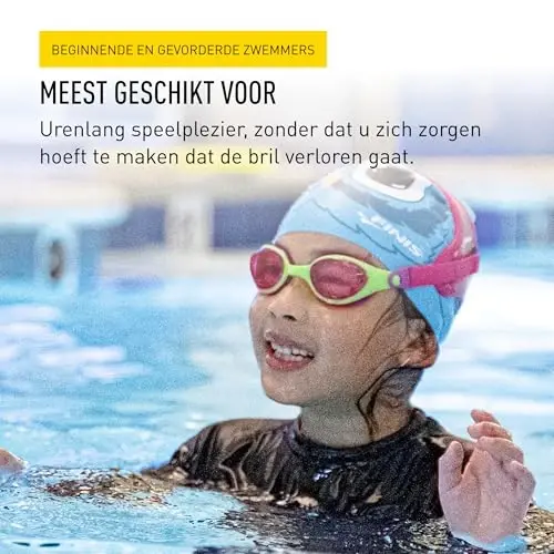 FINIS DragonFly Kids Swim Goggles - Ages 3-6, Adjustable Floating Strap, UV Protection, Anti-Fog - 5