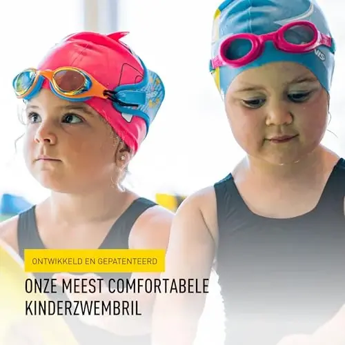 FINIS DragonFly Kids Swim Goggles - Ages 3-6, Adjustable Floating Strap, UV Protection, Anti-Fog - 6