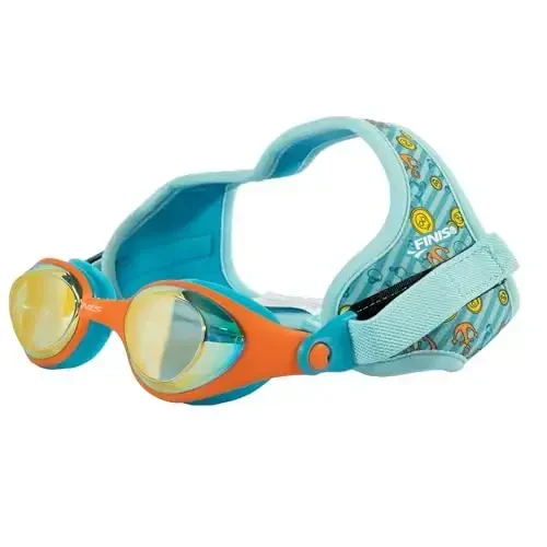 FINIS DragonFly Kids Swim Goggles - Ages 3-6, Adjustable Floating Strap, UV Protection, Anti-Fog - MODAZONE