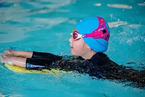 FINIS DragonFly Kids Swim Goggles - Ages 3-6, Adjustable Floating Strap, UV Protection, Anti-Fog - 5