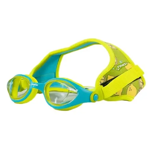 FINIS DragonFly Kids Swim Goggles - Ages 3-6, Adjustable Floating Strap, UV Protection, Anti-Fog 