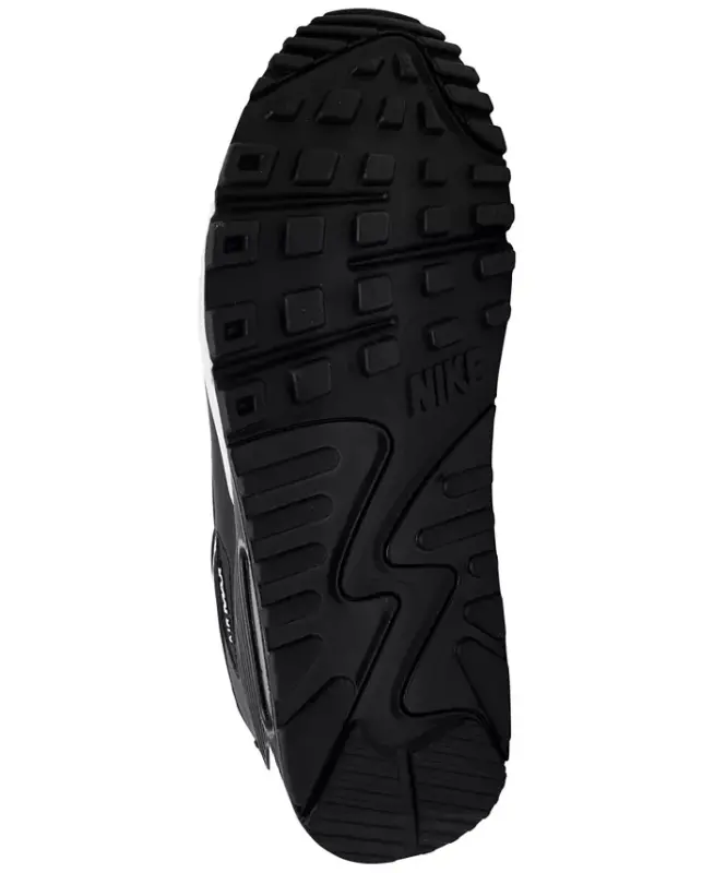 Finish Line-dan qora va oq rangdagi Women's Air Max 90 yengil sport poyafzal - 6