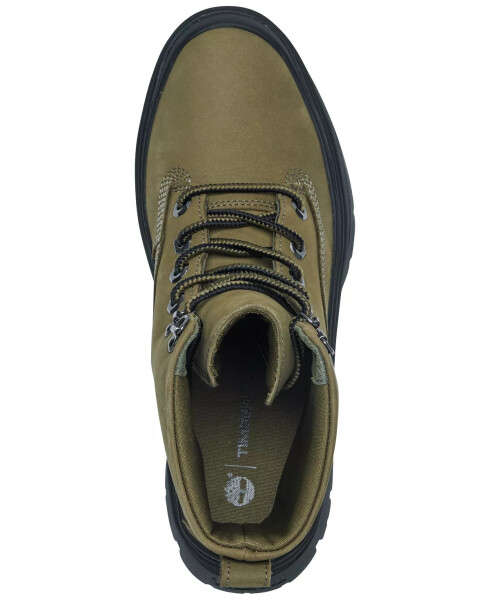 Finish Line Olive Nubuck'tan Kadın Roxie Lane Orta Boy Bağcıklı Botlar - 2