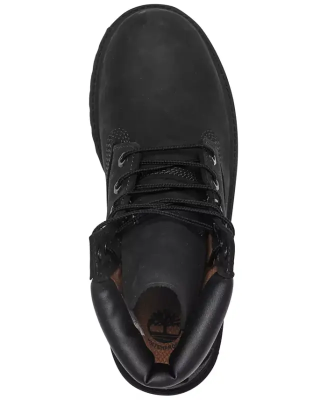 Big Kids 6 Inch Premium Waterproof Boots from Finish Line - Black - 3