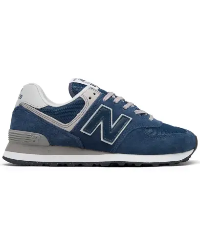Finish Line'dan Erkaklar uchun 574 kundalik sport poyafzallari – ko'k, oq - NEW BALANCE (1)