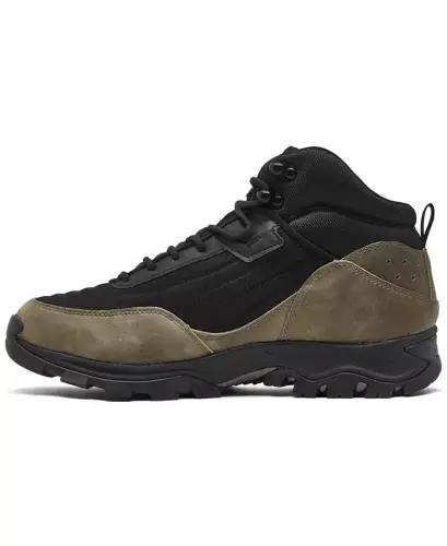 Men's Mt. Maddsen Mid Waterproof Hiking Boots from Finish Line - Black/Gray - 3