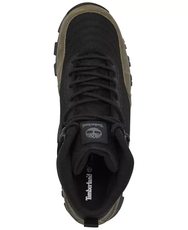 Men's Mt. Maddsen Mid Waterproof Hiking Boots from Finish Line - Black/Gray - 4