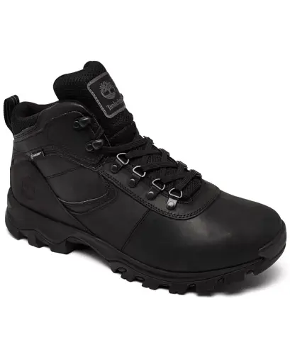 Men's Mt. Maddsen Mid Waterproof Hiking Boots from Finish Line - Black - 1