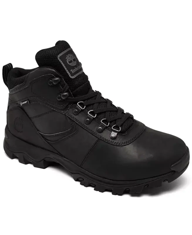 Men's Mt. Maddsen Mid Waterproof Hiking Boots from Finish Line - Black - 1