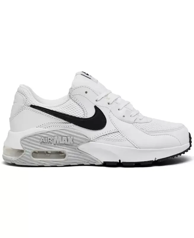 Women's Air Max Excee Casual Sneakers from Finish Line - White, Black, Pure Platinum - 2