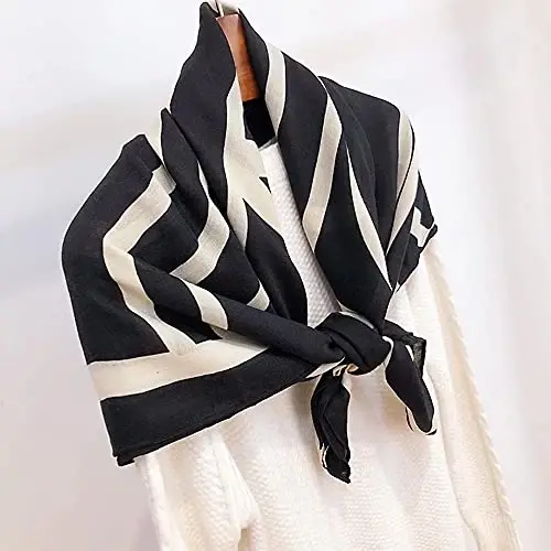 FINIZO Ayollar ro'mollari Lady Yengil Yumshoq Moda Solid Sharf O'rash Ro'mol Barcha Mavsum uchun - 3