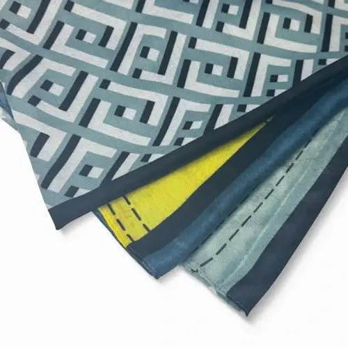 FINIZO Ayollar Sharflari Lady Yengil Yumshoq Moda Qattiq Sharf O'rash Ro'mol Barcha Mavsum uchun - 4