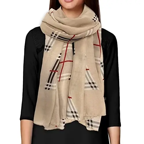 FINIZO Ayollar Sharflari Lady Yengil Yumshoq Moda Qattiq Sharf O'rash Shol Hammasi Mavsum uchun - FINIZO (1)