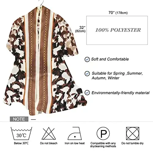 FINIZO Ayollar Sharflari Xonim Yengil Yumshoq Moda Qattiq Sharf O'rash Sholi barcha mavsum uchun - 5