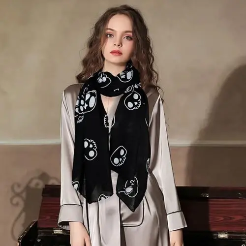 FINIZO Women's Scarves Lady Light Soft Fashion Solid Scarf Wrap Shawl for All Season - 12