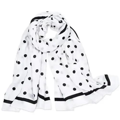 FINIZO Women's Scarves Lady Light Soft Fashion Solid Scarf Wrap Shawl for All Season 