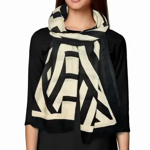 FINIZO Women's Scarves Lady Light Soft Fashion Solid Scarf Wrap Shawl for All Season - MODAZONE (1)