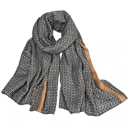 FINIZO Women's Scarves Lady Light Soft Fashion Solid Scarf Wrap Shawl for All Season 