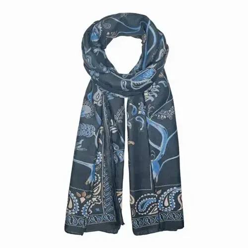 FINIZO Women's Scarves Lady Light Soft Fashion Solid Scarf Wrap Shawl for All Season - FINIZO