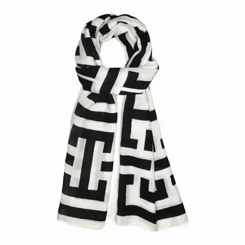 FINIZO Women's Scarves Lady Light Soft Fashion Solid Scarf Wrap Shawl for All Season 