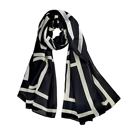 FINIZO Women's Scarves Lady Light Soft Fashion Solid Scarf Wrap Shawl for All Season 