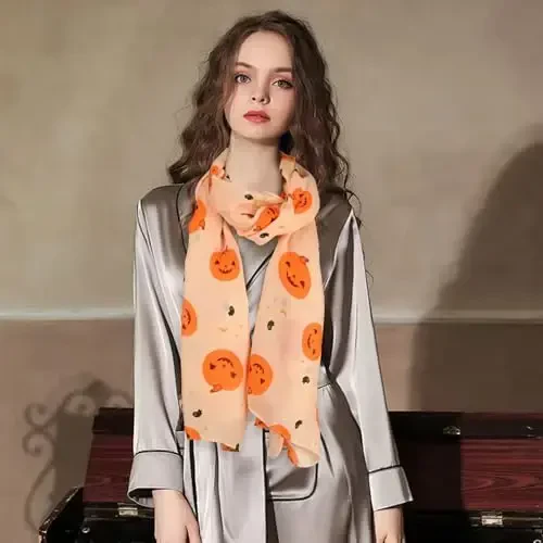 FINIZO Women's Scarves Lady Light Soft Fashion Solid Scarf Wrap Shawl for All Season - 6