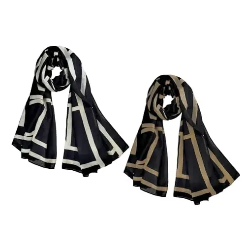 FINIZO Women's Scarves Lady Light Soft Fashion Solid Scarf Wrap Shawl for All Season 