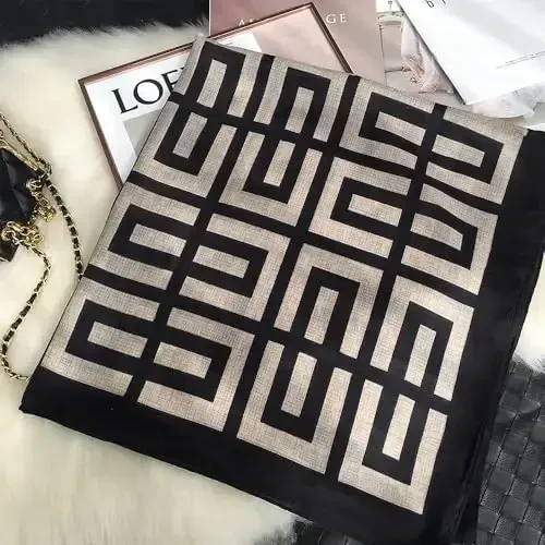 FINIZO Women's Scarves Lady Light Soft Fashion Solid Scarf Wrap Shawl for All Season - MODAZONE (1)