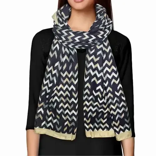 FINIZO Women's Scarves Lady Light Soft Fashion Solid Scarf Wrap Shawl for All Season - 2