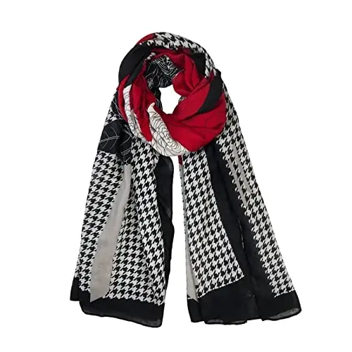 FINIZO Women's Scarves Lady Light Soft Fashion Solid Scarf Wrap Shawl for All Season - 1