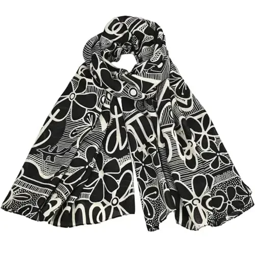 FINIZO Women's Scarves Lady Light Soft Fashion Solid Scarf Wrap Shawl for All Season - FINIZO