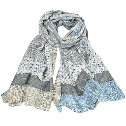 FINIZO Women's Scarves Lady Light Soft Fashion Solid Scarf Wrap Shawl for All Season 