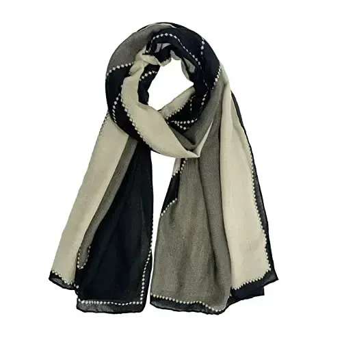 FINIZO Women's Scarves Lady Light Soft Fashion Solid Scarf Wrap Shawl for All Season 
