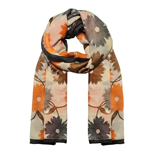 FINIZO Women's Scarves Lady Light Soft Fashion Solid Scarf Wrap Shawl for All Season - 1