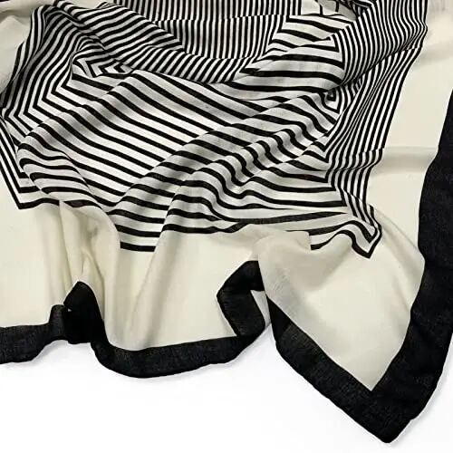 FINIZO Kadın Fuları Bayan Hafif Yumuşak Moda Düz Renk Fular Şal Tüm Mevsimler için - 6
