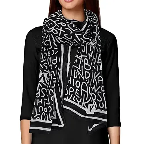 FINIZO Women's Scarves Lady Light Soft Fashion Solid Scarf Wrap Shawl for All Season - MODAZONE (1)