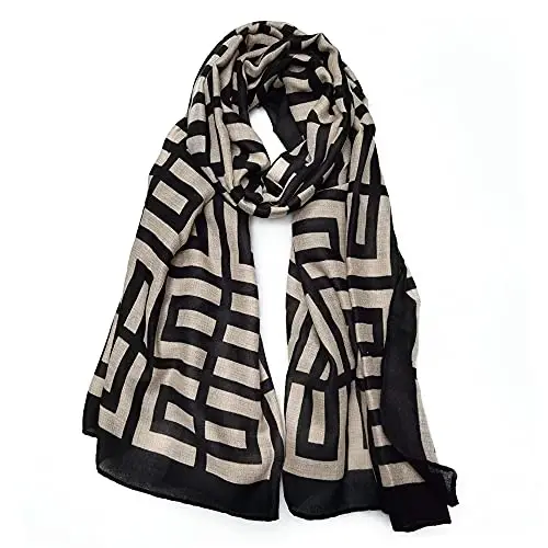FINIZO Women's Scarves Lady Light Soft Fashion Solid Scarf Wrap Shawl for All Season 