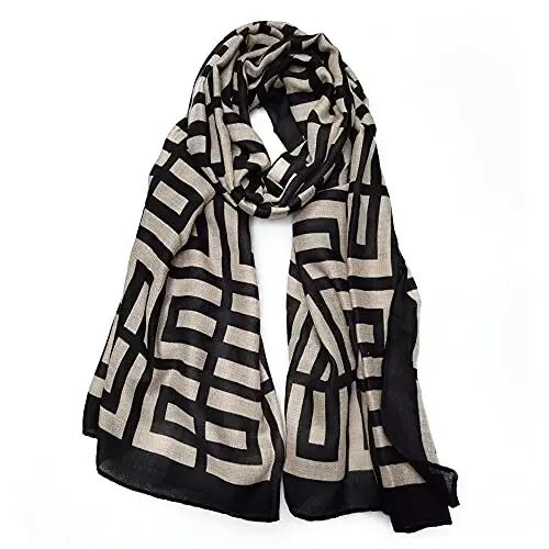 FINIZO Women's Scarves Lady Light Soft Fashion Solid Scarf Wrap Shawl for All Season - FINIZO