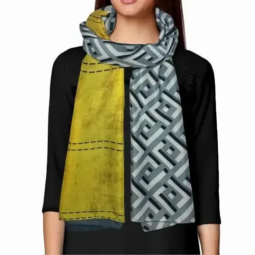 FINIZO Women's Scarves Lady Light Soft Fashion Solid Scarf Wrap Shawl for All Season - FINIZO (1)