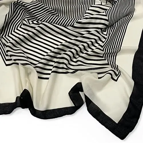 FINIZO Women's Scarves Lady Light Soft Fashion Solid Scarf Wrap Shawl for All Season - 6