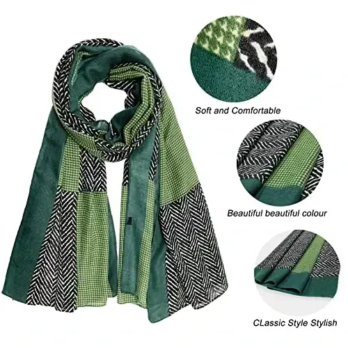 FINIZO Women's Scarves Lady Light Soft Fashion Solid Scarf Wrap Shawl for All Season - 3
