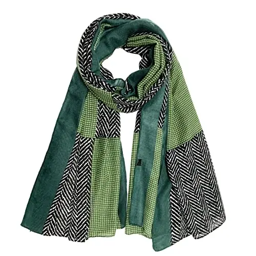 FINIZO Women's Scarves Lady Light Soft Fashion Solid Scarf Wrap Shawl for All Season - 1