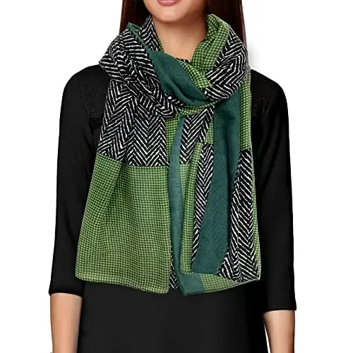 FINIZO Women's Scarves Lady Light Soft Fashion Solid Scarf Wrap Shawl for All Season - 2