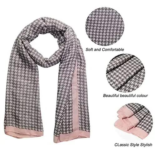 FINIZO Women's Scarves Lady Light Soft Fashion Solid Scarf Wrap Shawl for All Season - 3