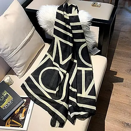 FINIZO Women's Scarves Lady Light Soft Fashion Solid Scarf Wrap Shawl for All Season - 5