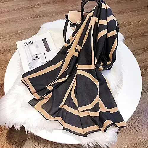 FINIZO Women's Scarves Lady Light Soft Fashion Solid Scarf Wrap Shawl for All Season - 6