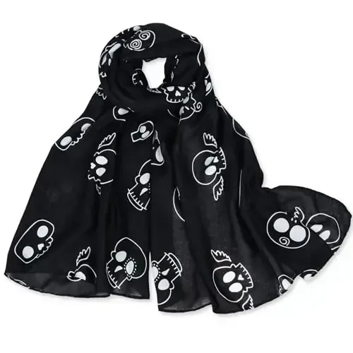 FINIZO Women's Scarves Lady Light Soft Fashion Solid Scarf Wrap Shawl for All Season - 1