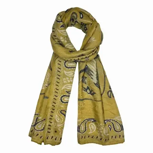 FINIZO Women's Scarves Lady Light Soft Fashion Solid Scarf Wrap Shawl for All Season 