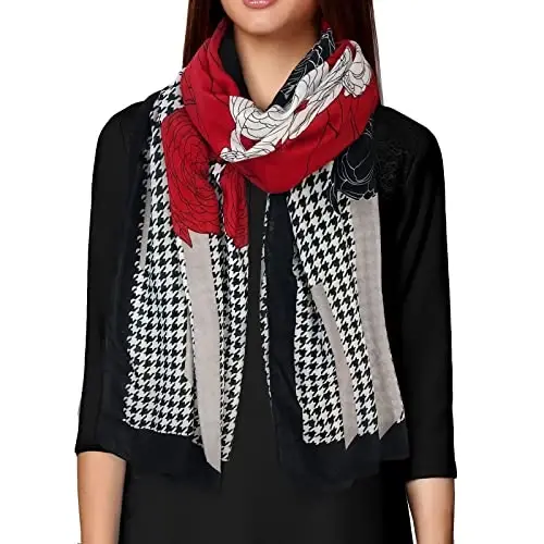 FINIZO Women's Scarves Lady Light Soft Fashion Solid Scarf Wrap Shawl for All Season - 2